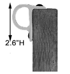 Dock Edge 1170F Small "P" Profile Dock Bumper